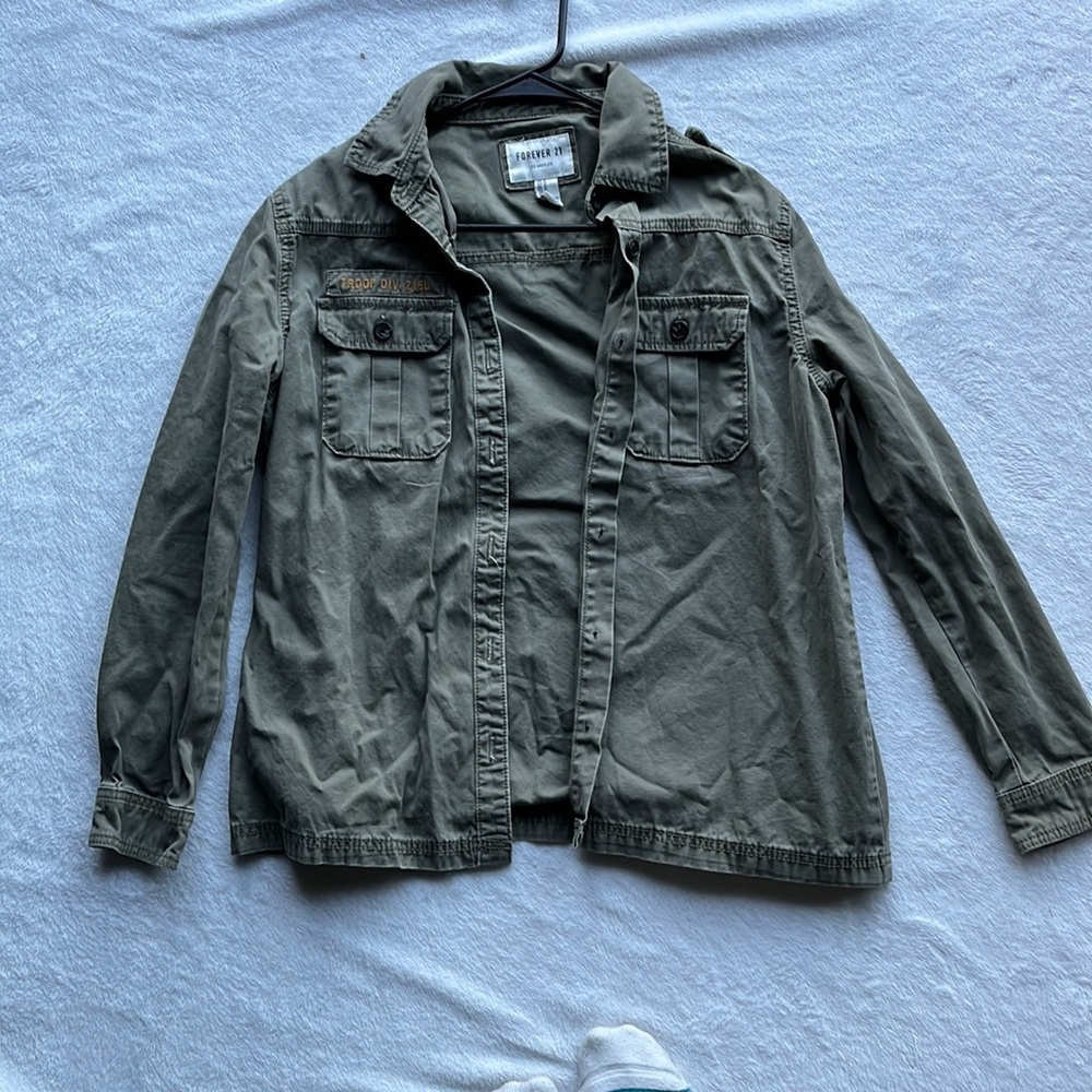 TROOP DIV. 2150 Cotton Troop Patch Utility Jacket- Women’s Medium